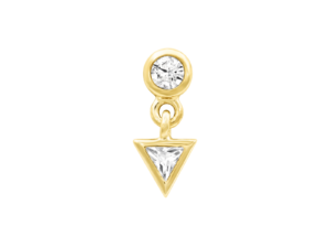 Ivy - CZ Dangle Threadless End