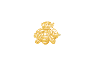 Gold Bee - Solid 14Kt Gold Threadless End