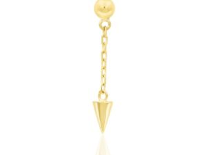Darcy - Solid 14Kt Gold - Chain + Dangle Threadless End