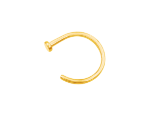 Solid 14Kt Gold - Nostril Nail