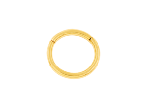 Solid 14Kt Plain Gold Clicker