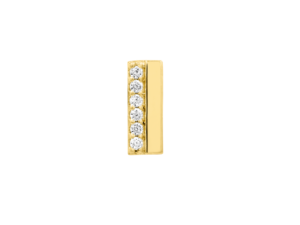 Raise the Bar - CZ Threadless End