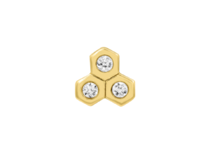 Tri Hive - CZ Threadless End