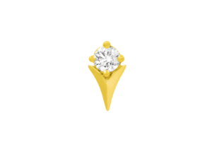 Tulip CZ Threadless End