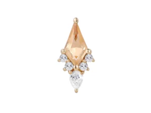 Afterglow Citrine + CZ