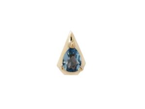 Alaia - London Blue Topaz Threadless End