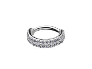 Daisy Double Stacked CZ Clicker