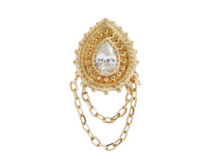 Deity - CZ + Chain Threadless End