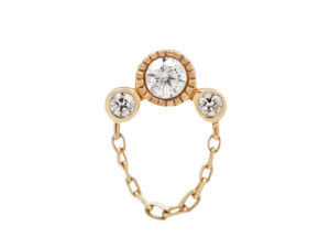 Halston - CZ + Chain Threadless End