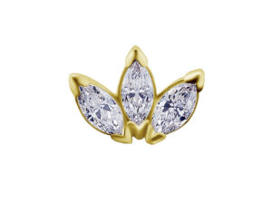 Mila CZ Threadless End