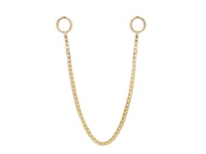 Solid 14Kt Gold Box Chain