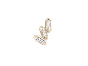 Staxx - White Topaz Threadless End