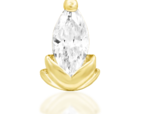 Uma CZ Threadless End