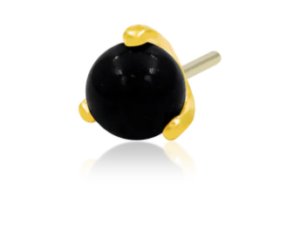 Black Onyx Prong-Set Ball