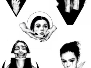 Girl in Black Flash Sheet